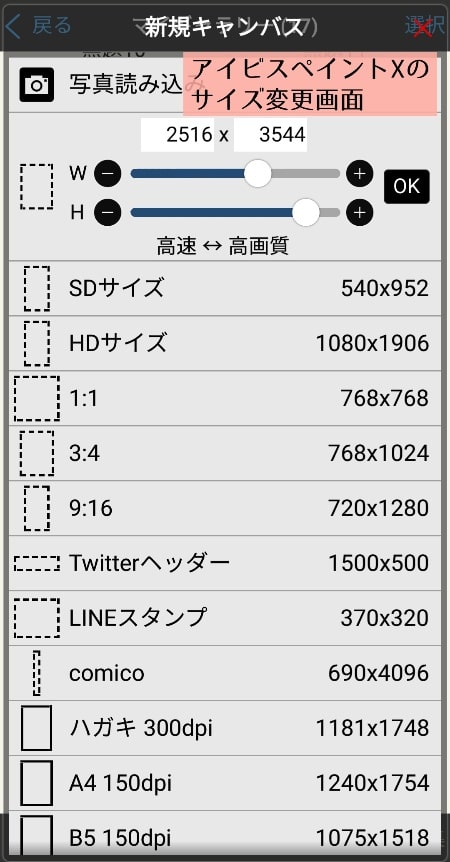 アイビス設定